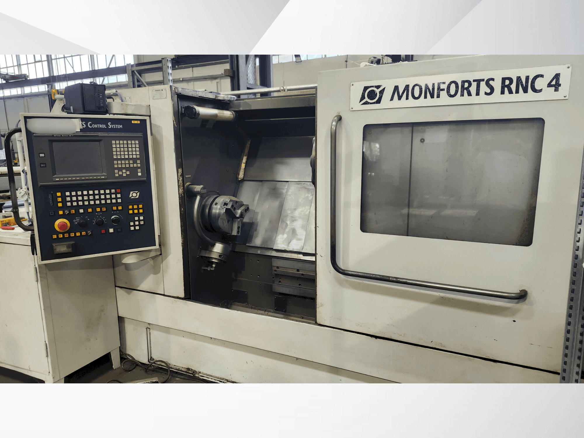 Čelní pohled na Monforts RNC 4 stroj