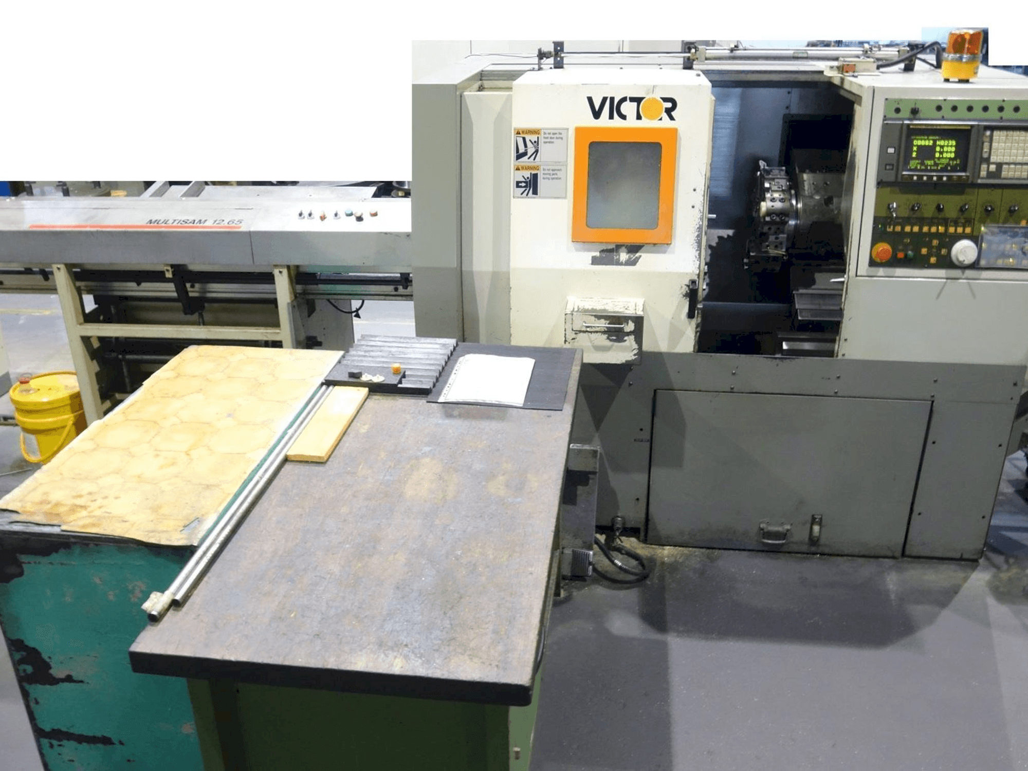 Čelní pohled na Victor V Turn plus 15 (1996) stroj