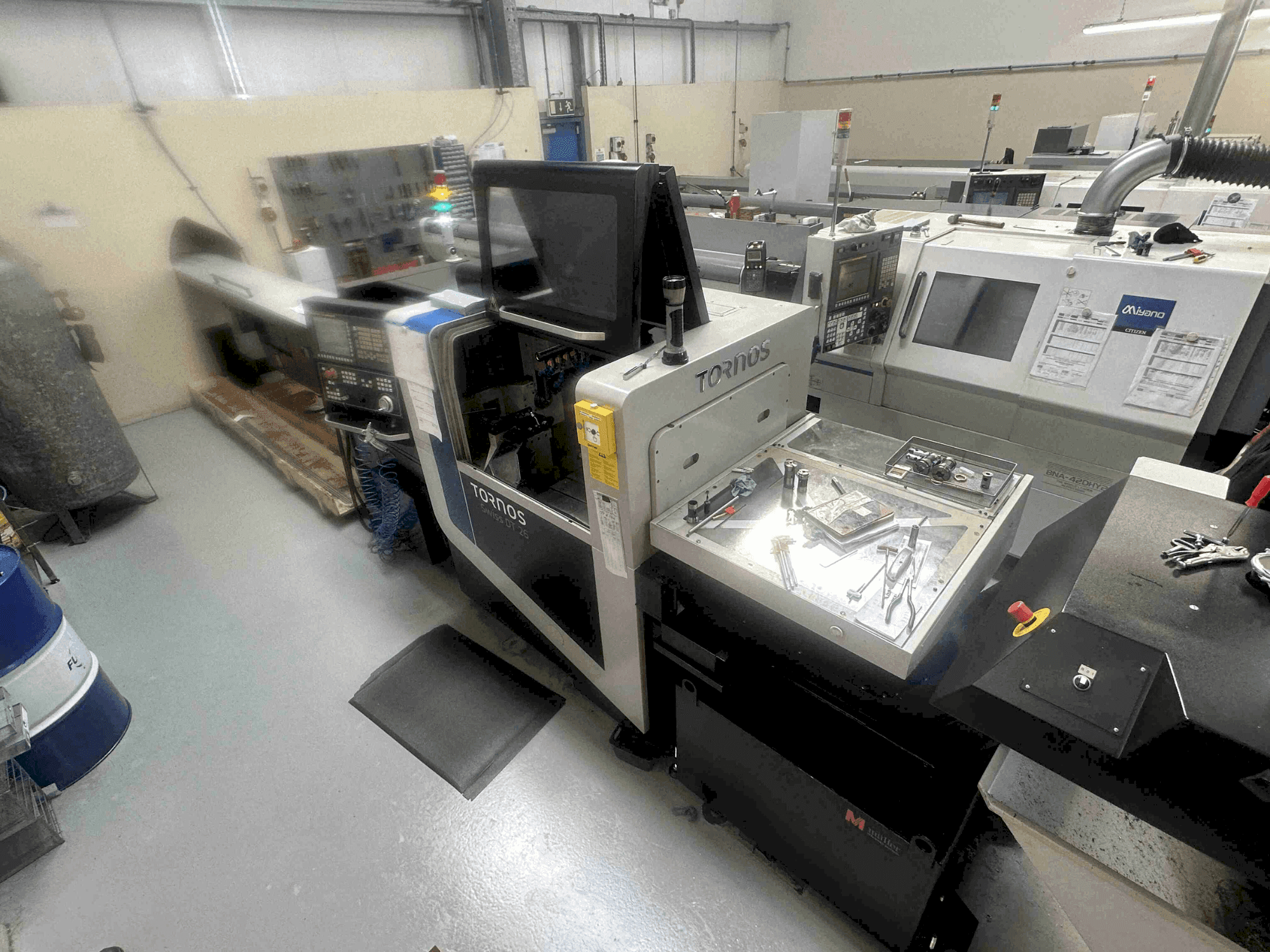 Čelní pohled na STAR MICRONICS Swiss DT26 stroj