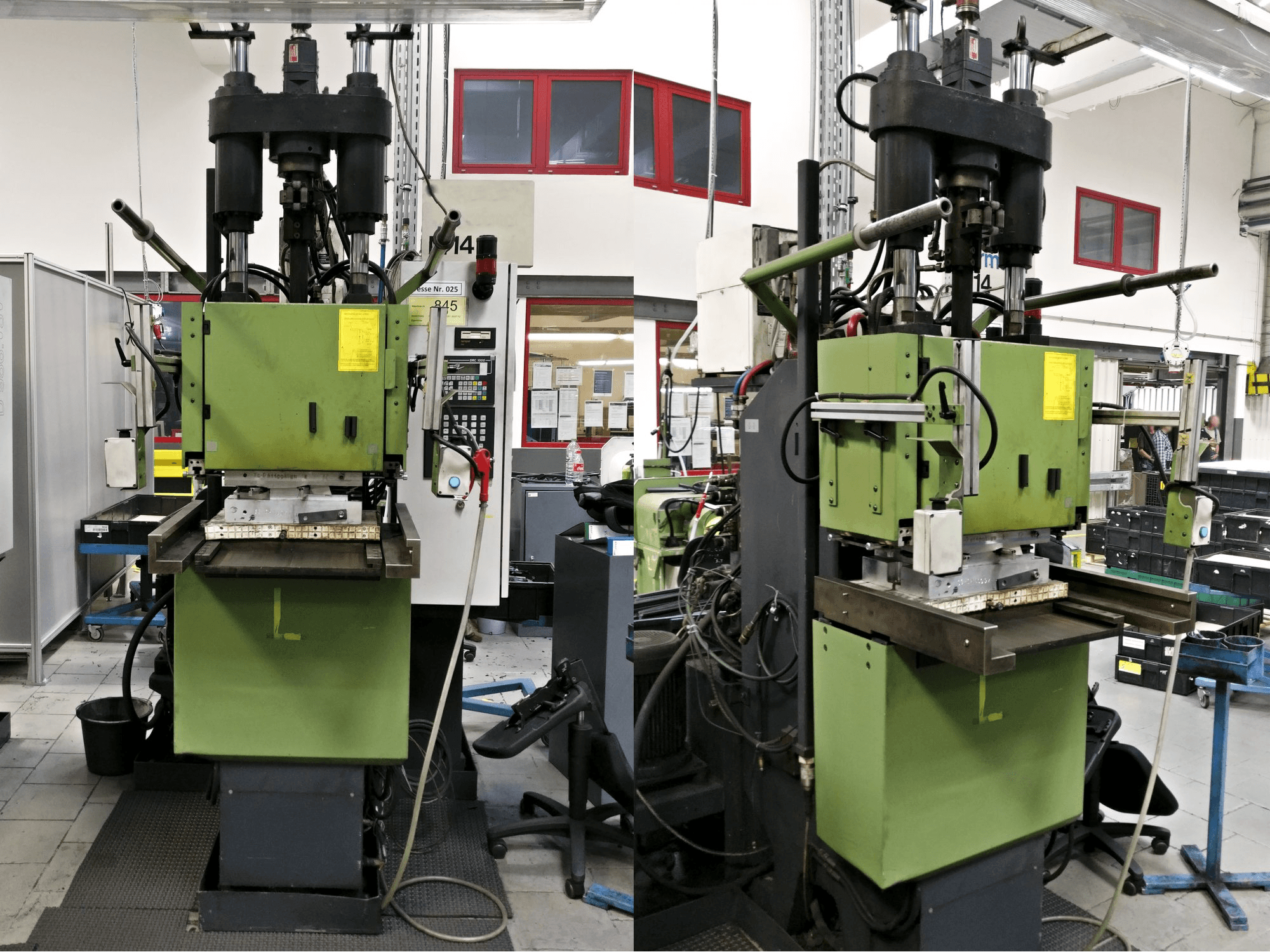 Čelní pohled na Kloeckner Desma 956.050 stroj