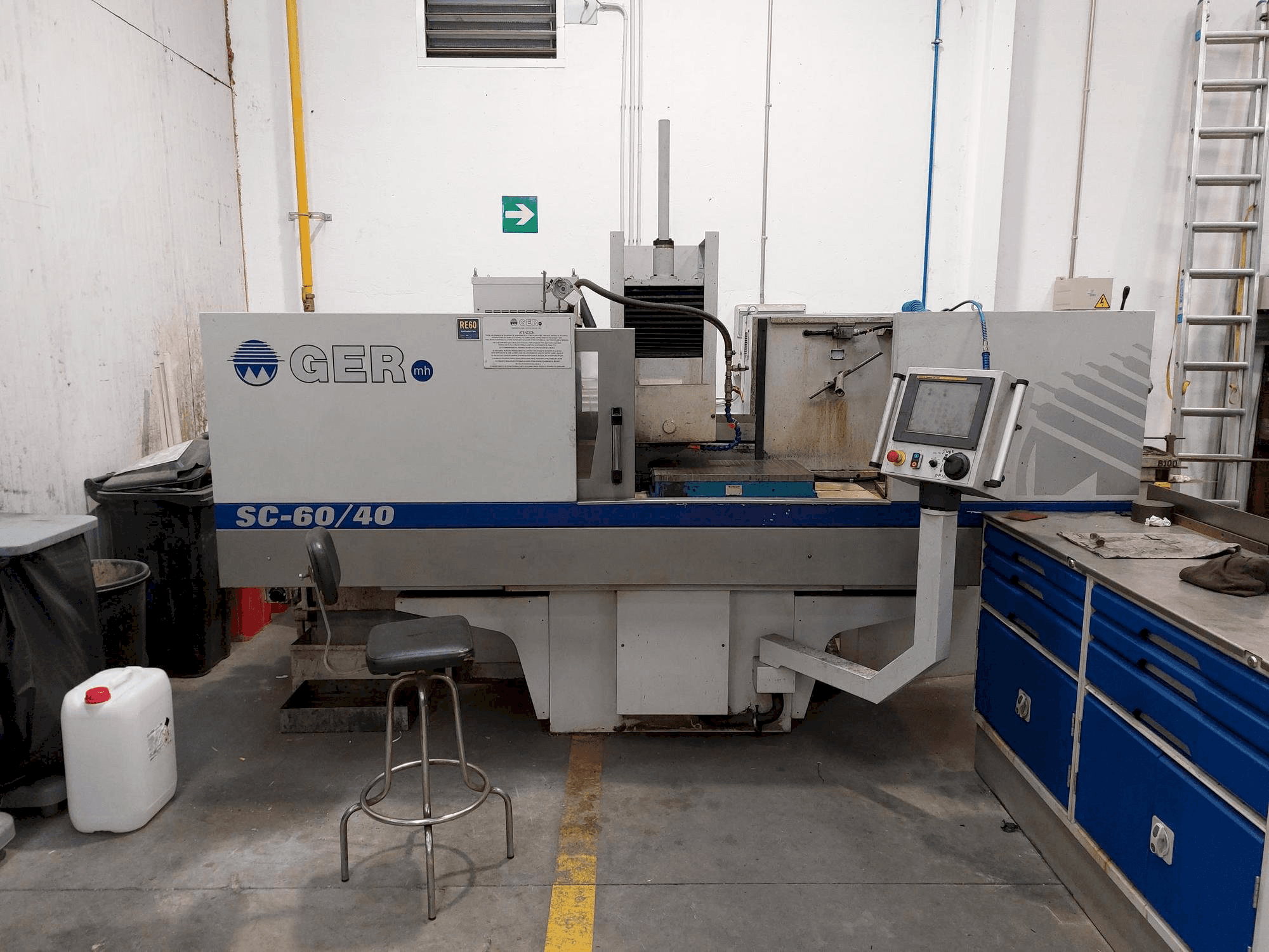 Čelní pohled na GER SC-60/40 stroj