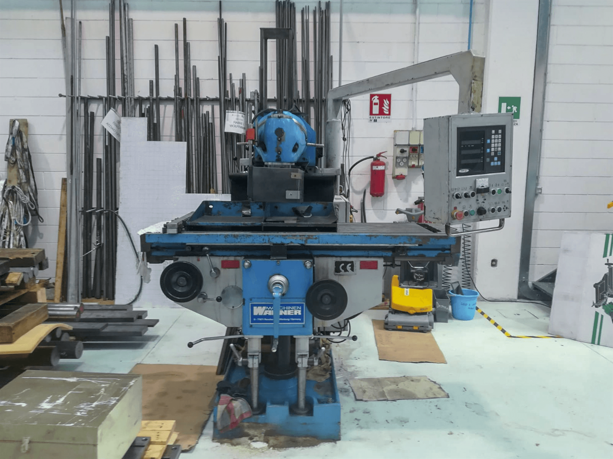 Čelní pohled na WAGNER FCQ 1635 stroj