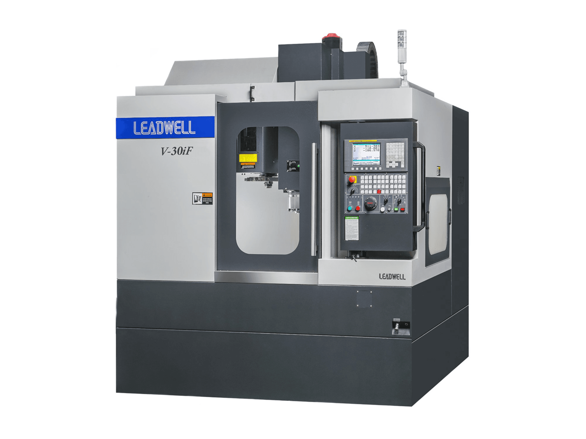 Čelní pohled na Leadwell V-30iF stroj