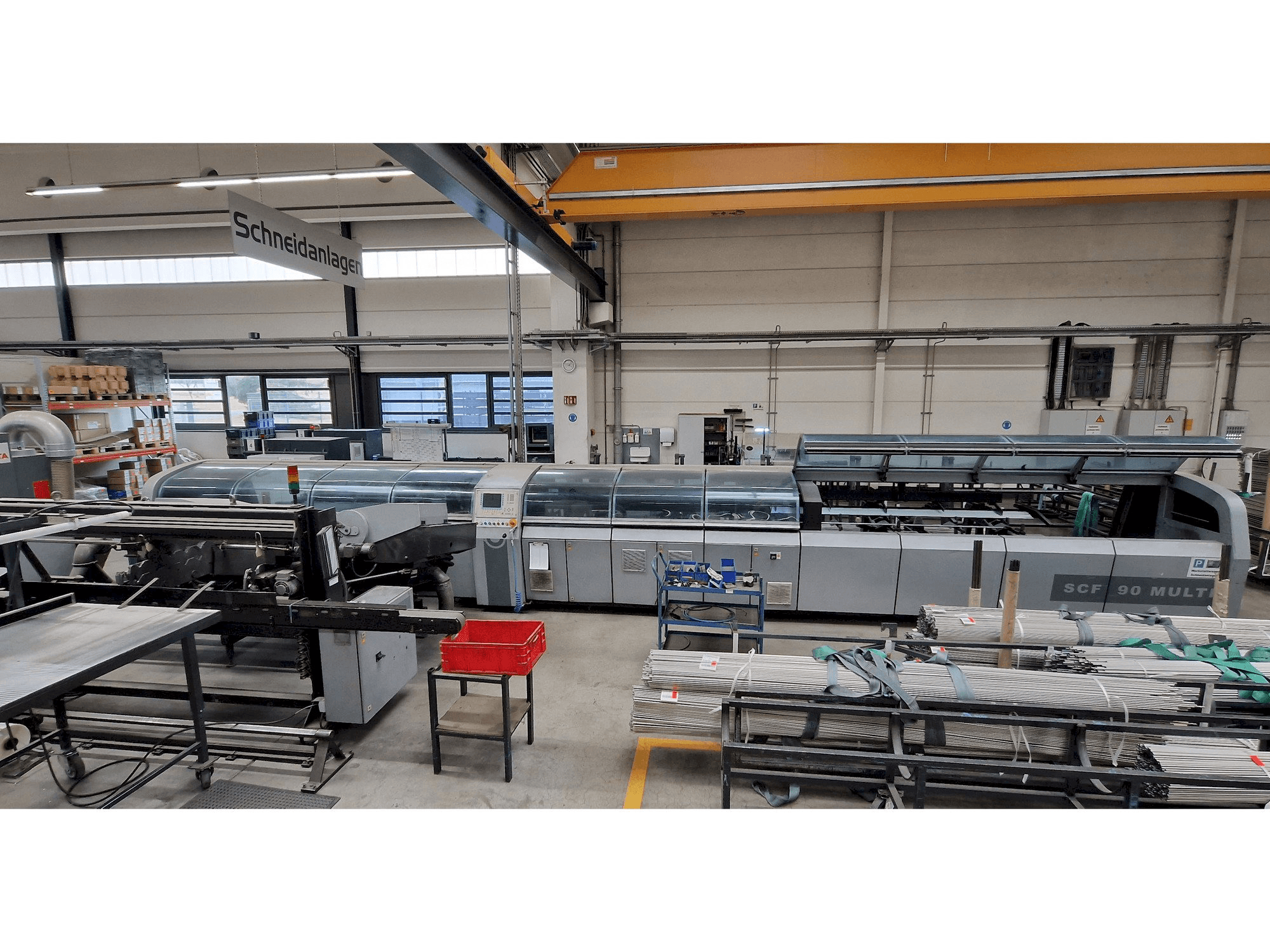 Čelní pohled na Bewo SFC90 stroj