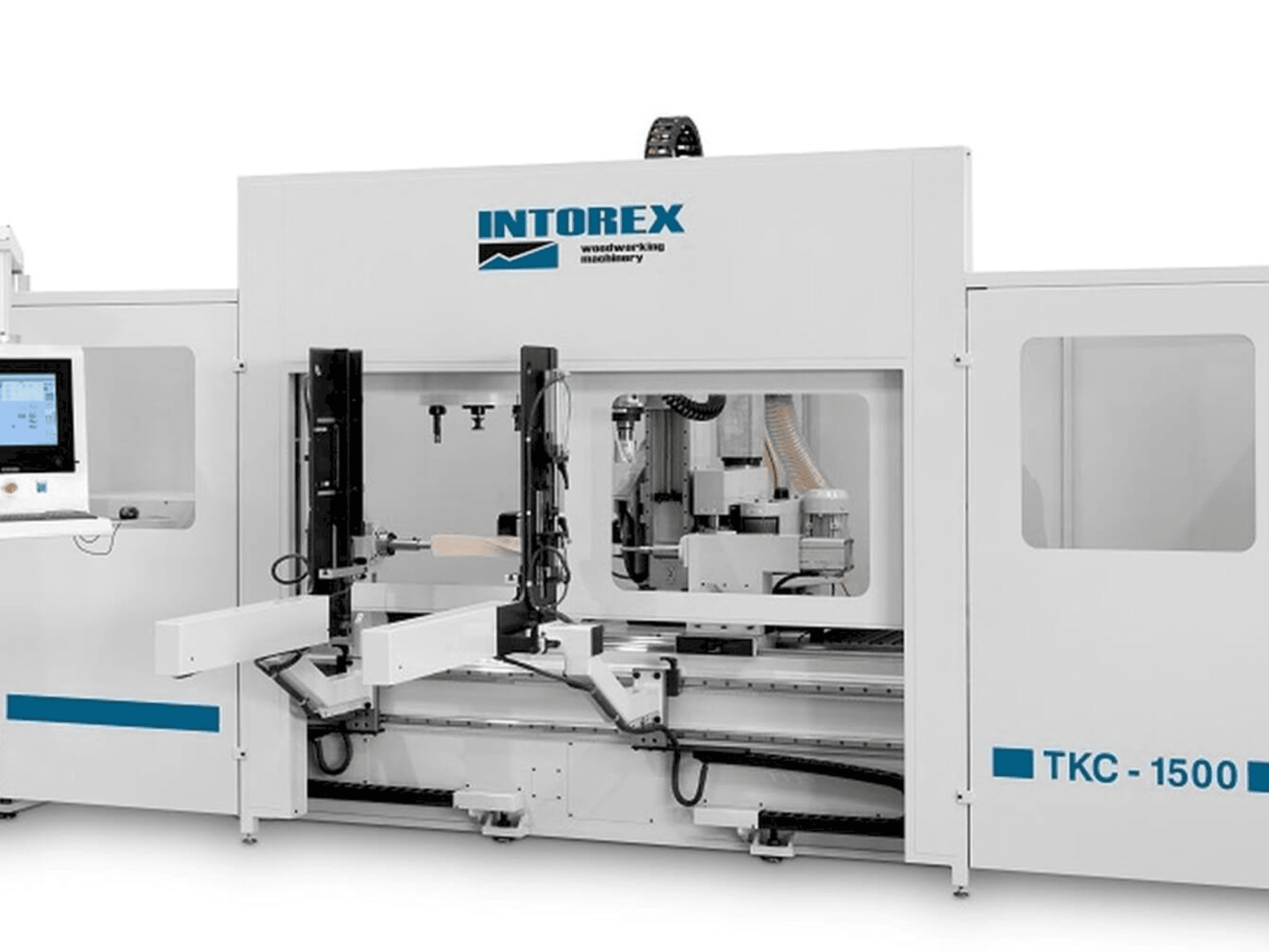 Čelní pohled na INTOREX TKC-1500 stroj