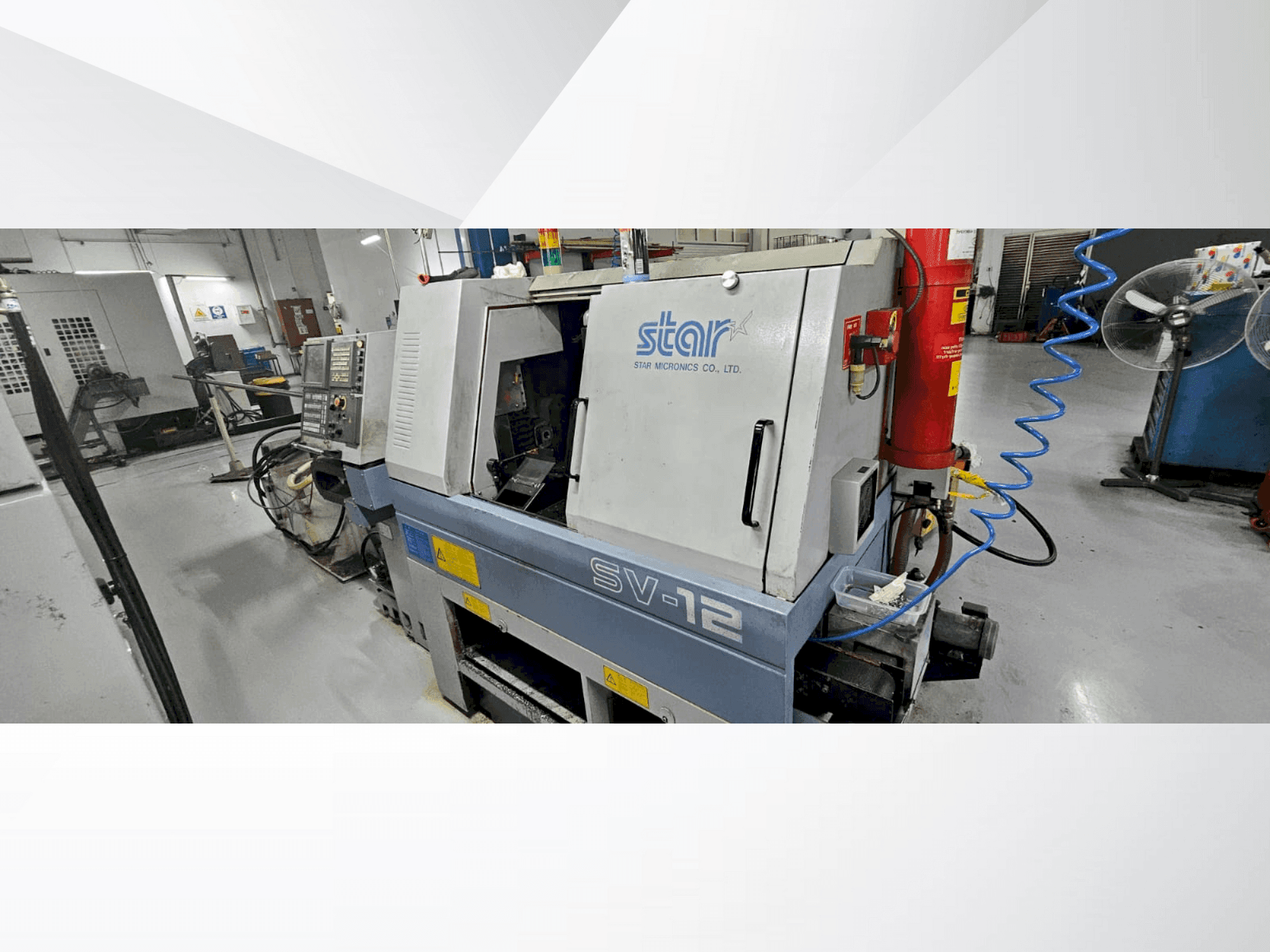 Čelní pohled na Star SV-12 stroj